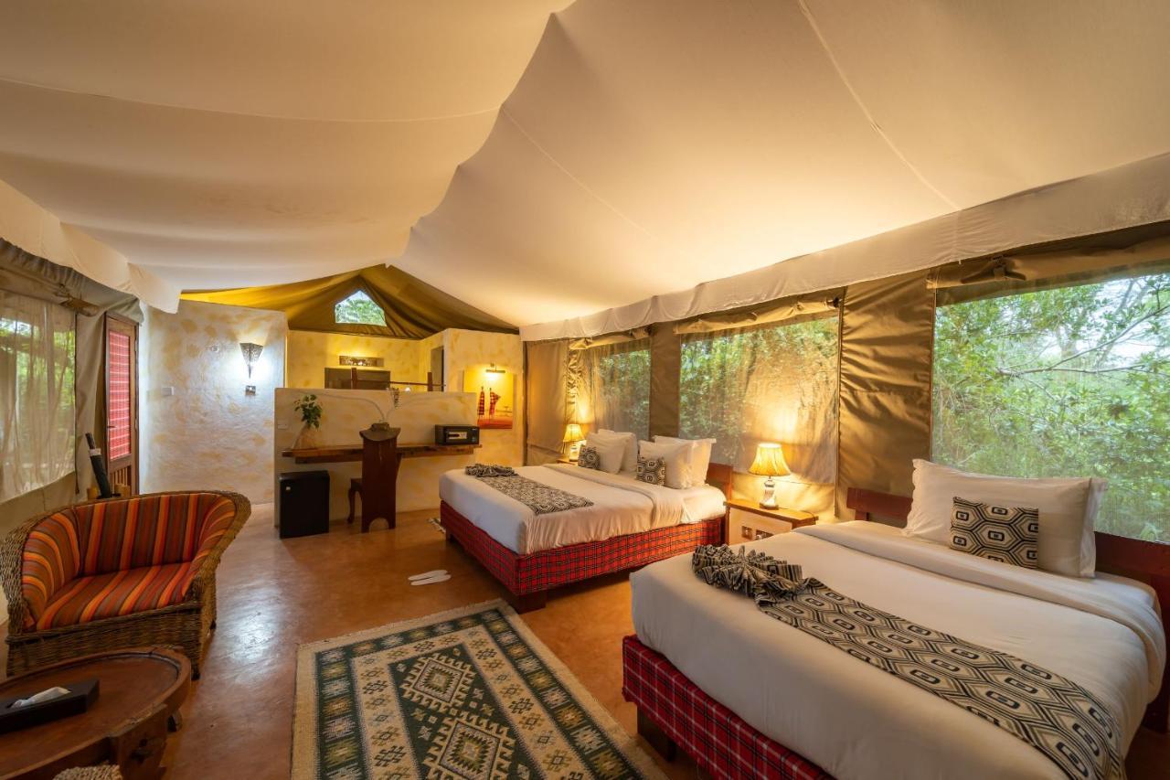 טאלק Prideinn Mara Camp & Cottages מראה חיצוני תמונה